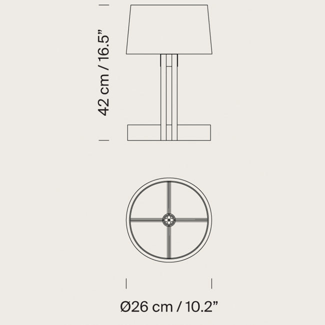 FAD Menor bordlampe - Santa & Cole