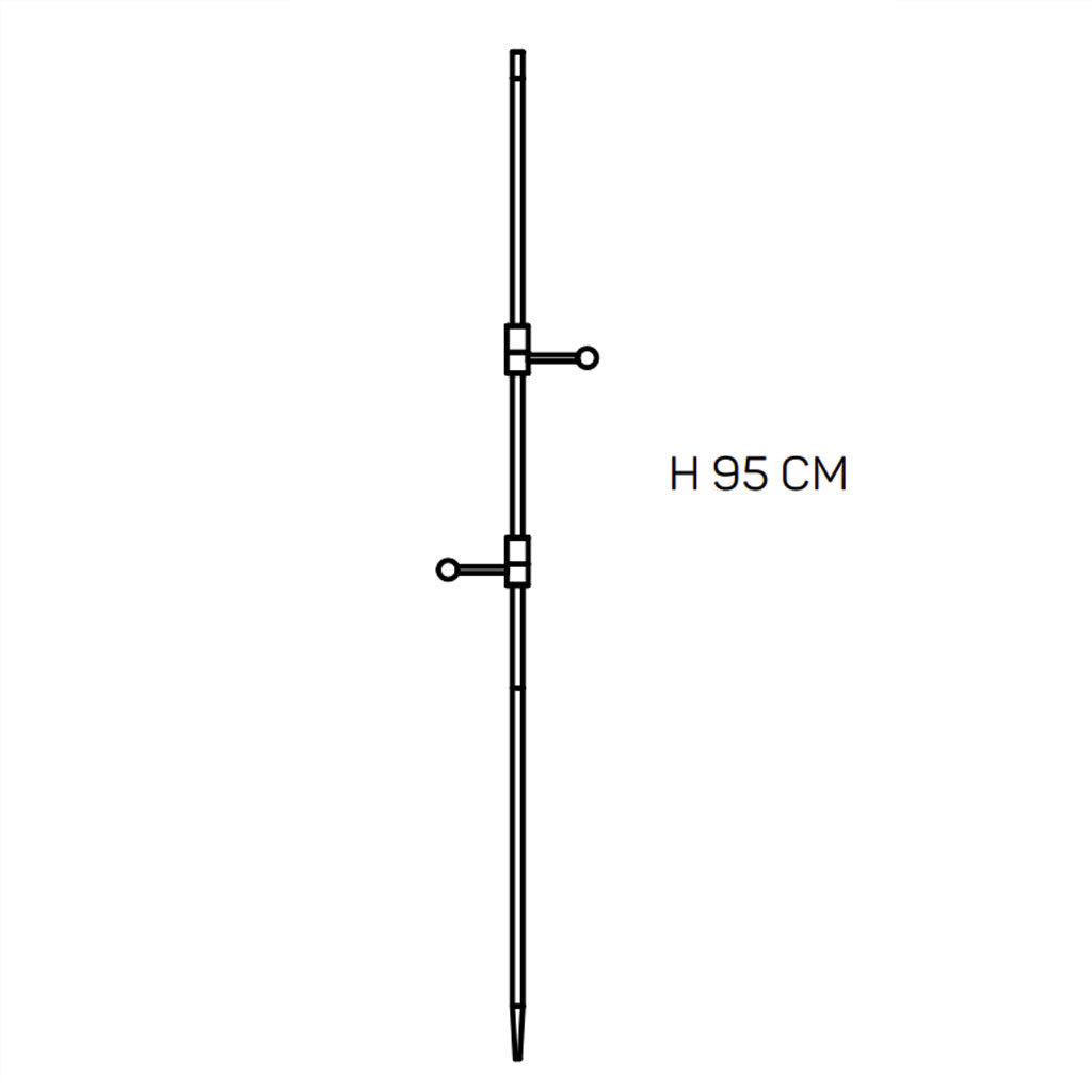 Sia Click Spot Batteri havelampe med Sia Base Spike - Hvid - Loom Design