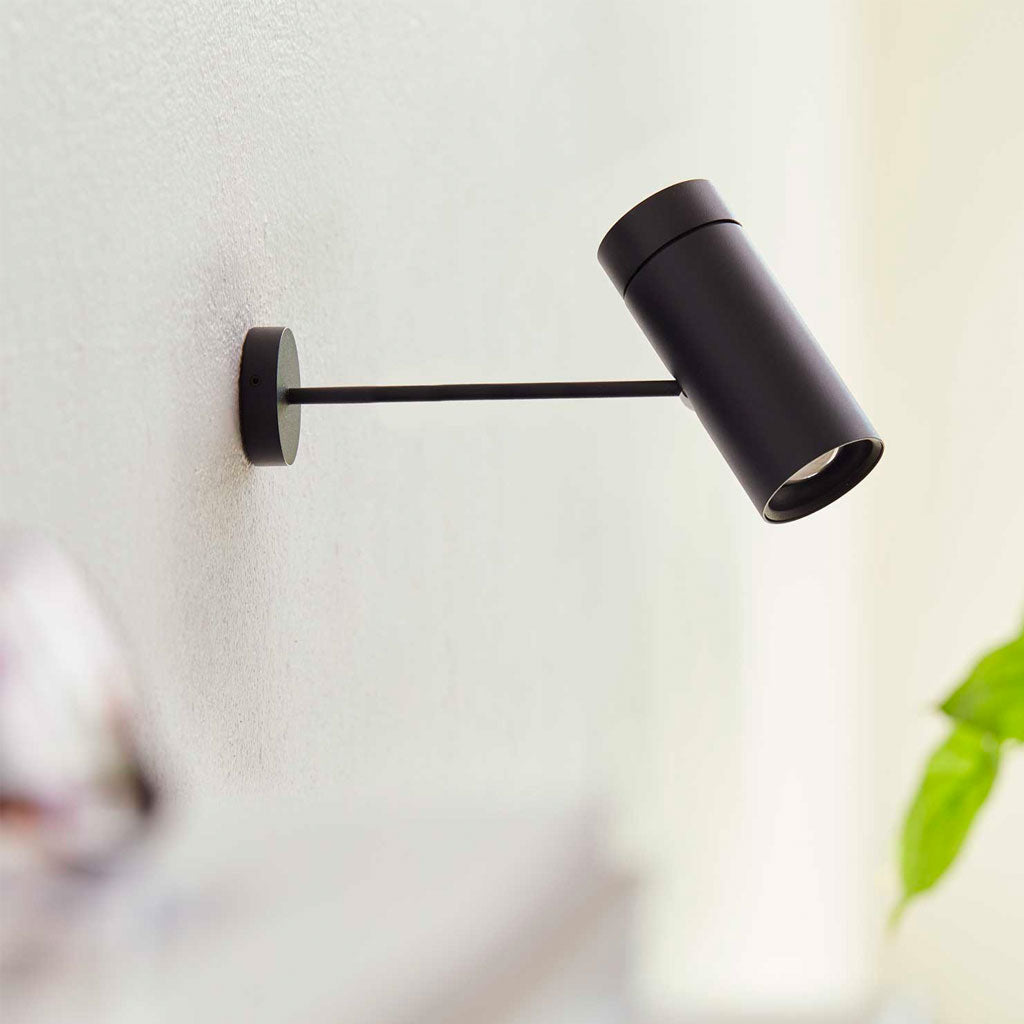 Sia Click Spot med Base Væg-/Loftlampe - Sort - Loom Design