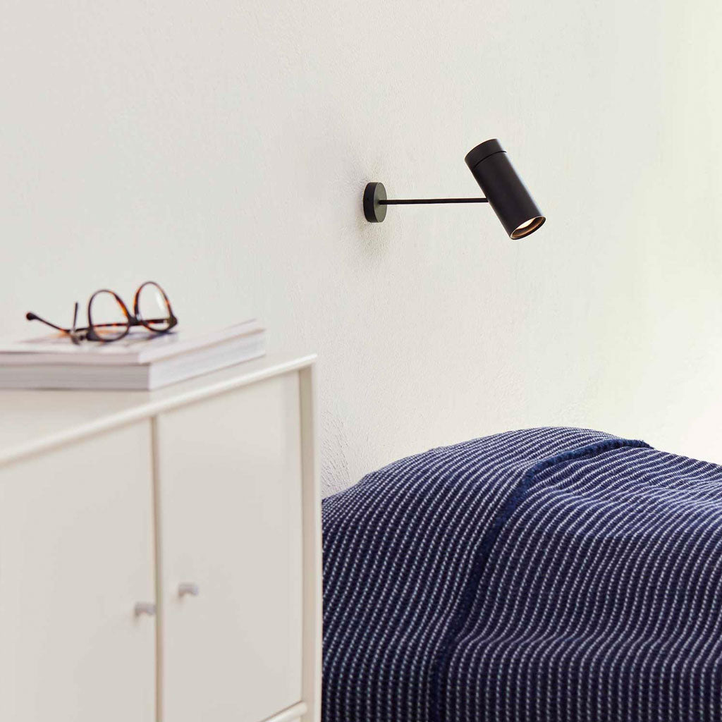 Sia Click Spot med Base Væg-/Loftlampe - Sort - Loom Design