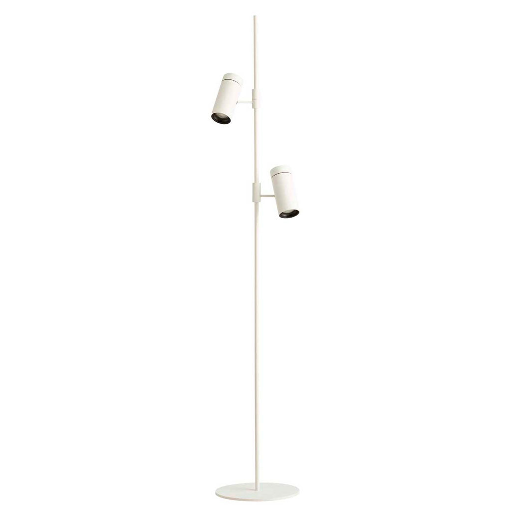 Sia Click Spot Gulvlampe med Sia Base Floor - Hvid - Loom Design