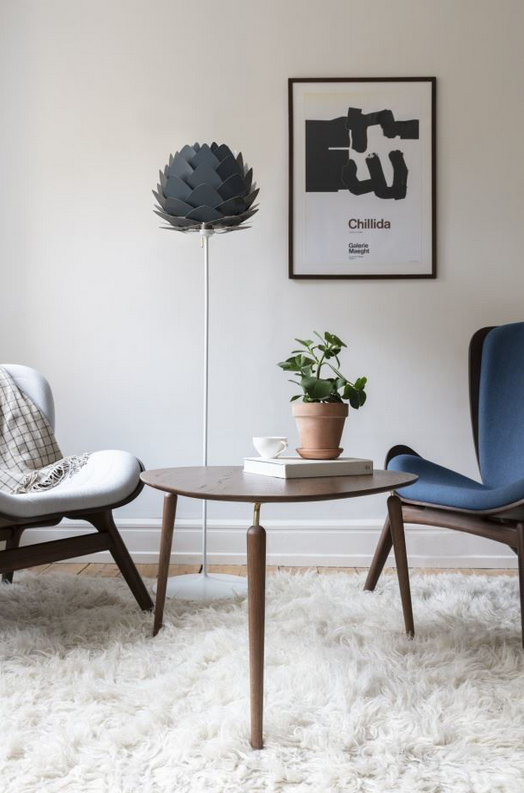 Champagne Gulvstander - Hvid - H: 140 cm - Umage