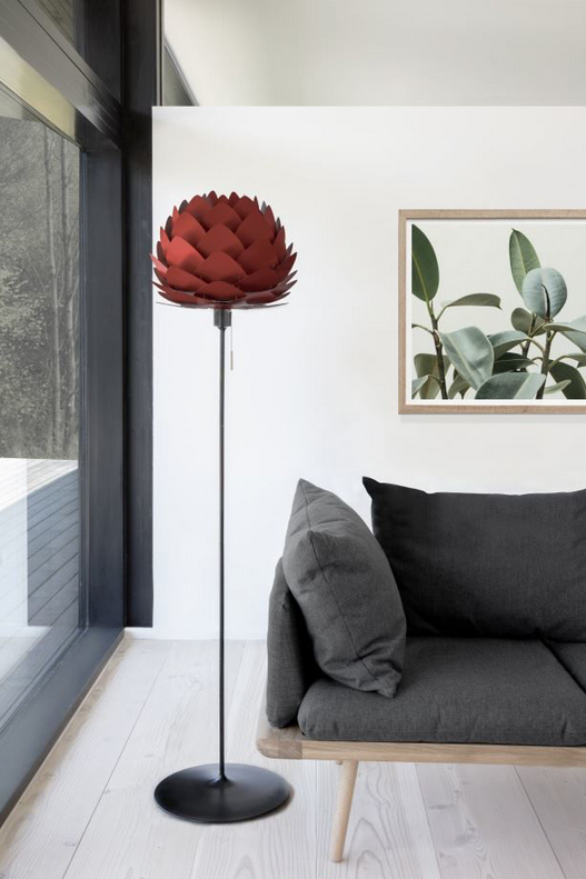 Champagne Gulvstander - Sort - H: 140 cm - Umage