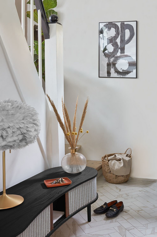 Audacious TV Bænk - Black / Sterling - 40x140x46 cm - Umage