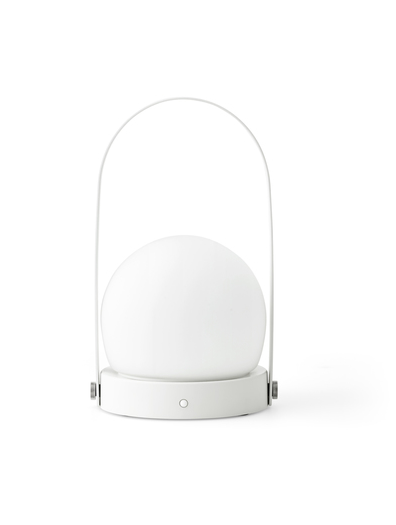 Carrie bordlampe Transportabel - Hvid - H: 24,5 cm. - Audo Copenhagen