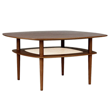 Together Smooth square sofabord - Dark Oak - Umage