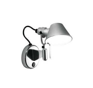 Tolomeo micro faretto m/afbryder incl vægbeslag (Aluminum) - Artemide