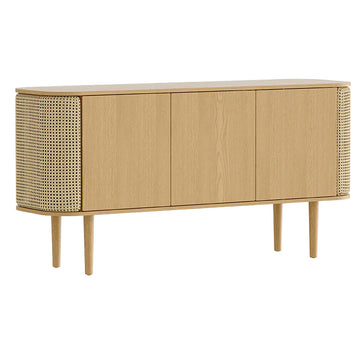 Treasures 3-Dørs Skab - Oak / Venetian Cane - 150x75x43 - Umage