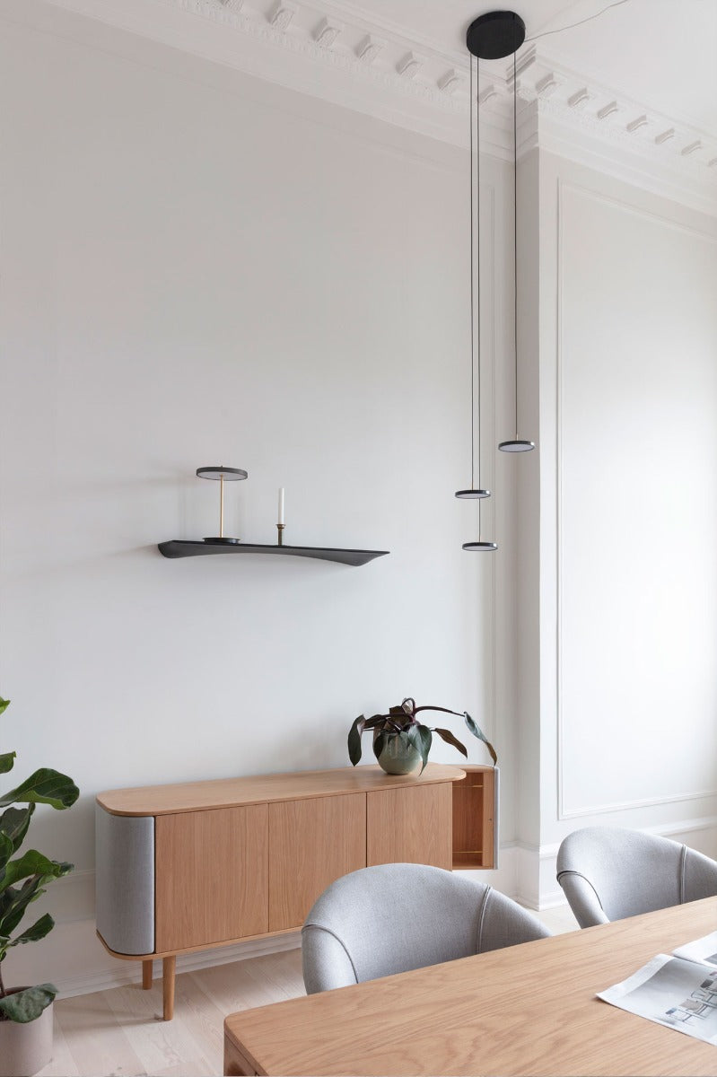 Treasures 3-Dørs Skab - Oak / Sterling - 150x75x43 - Umage