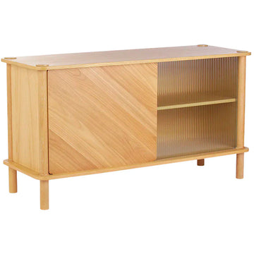 Italic Skab - Oak - Wood/Glass - Umage