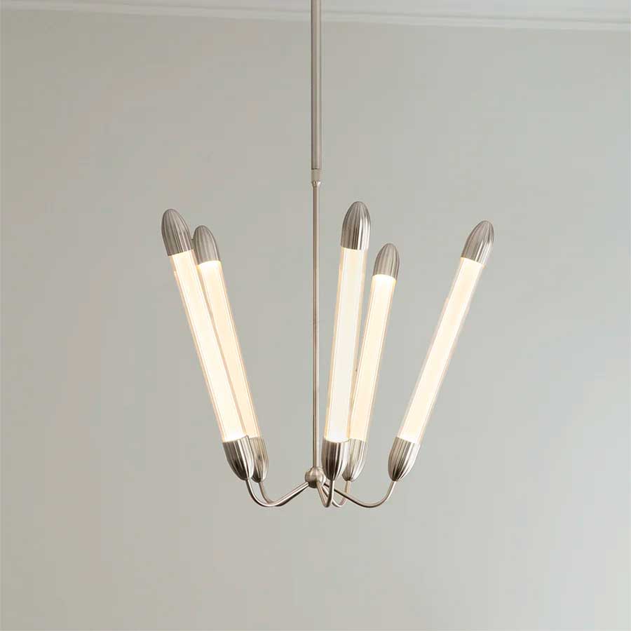 Lemon Squeeze pendel - Long - Polished Steel - Umage