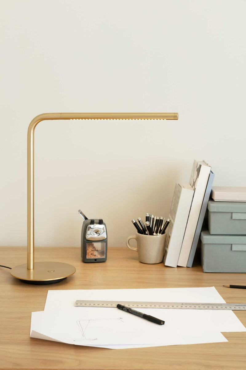 Omni Bordlampe - Plated Brass - Umage