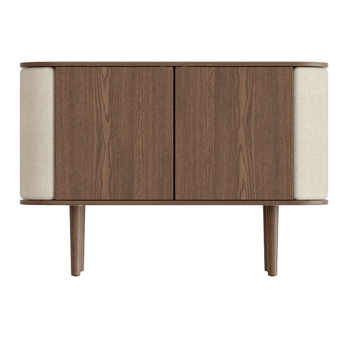 Treasures 2-Dørs Skab - Dark Oak / White Sands - 109x75x43 - Umage