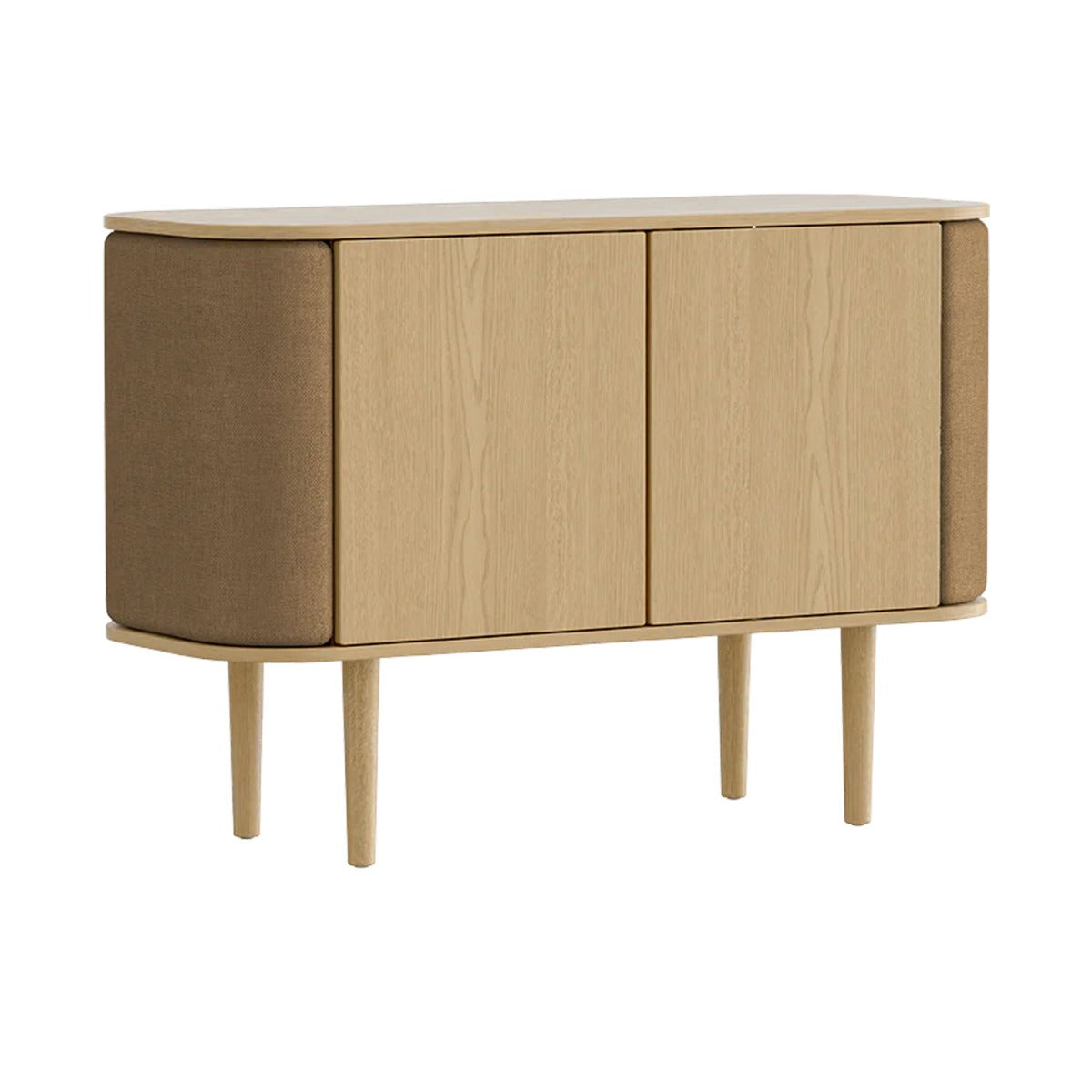 Treasures 2-Dørs Skab - Oak / Sugar Brown - 109x75x43 - Umage