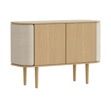 Treasures 2-Dørs Skab - Oak / White Sands - 109x75x43 - Umage