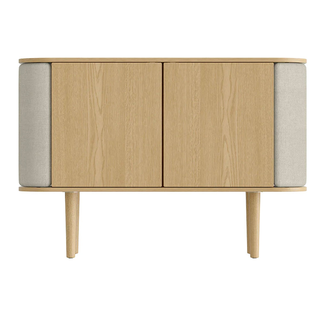 Treasures 2-Dørs Skab - Oak / White Sands - 109x75x43 - Umage