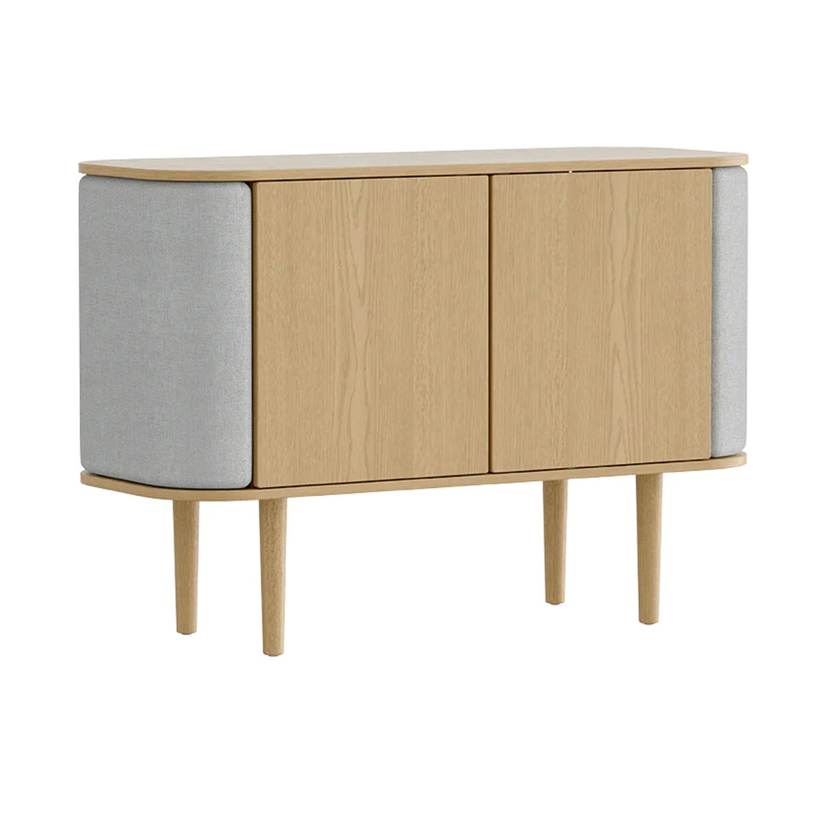 Treasures 2-Dørs Skab - Oak / Sterling - 109x75x43 - Umage