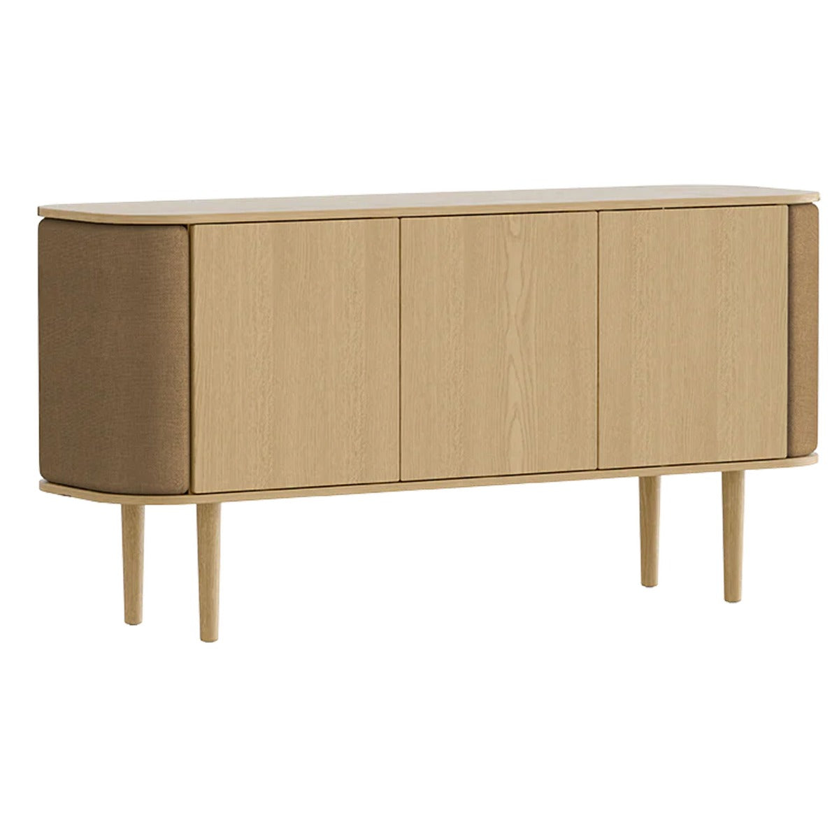 Treasures 3-Dørs Skab - Oak / Sugar Brown - 150x75x43 - Umage