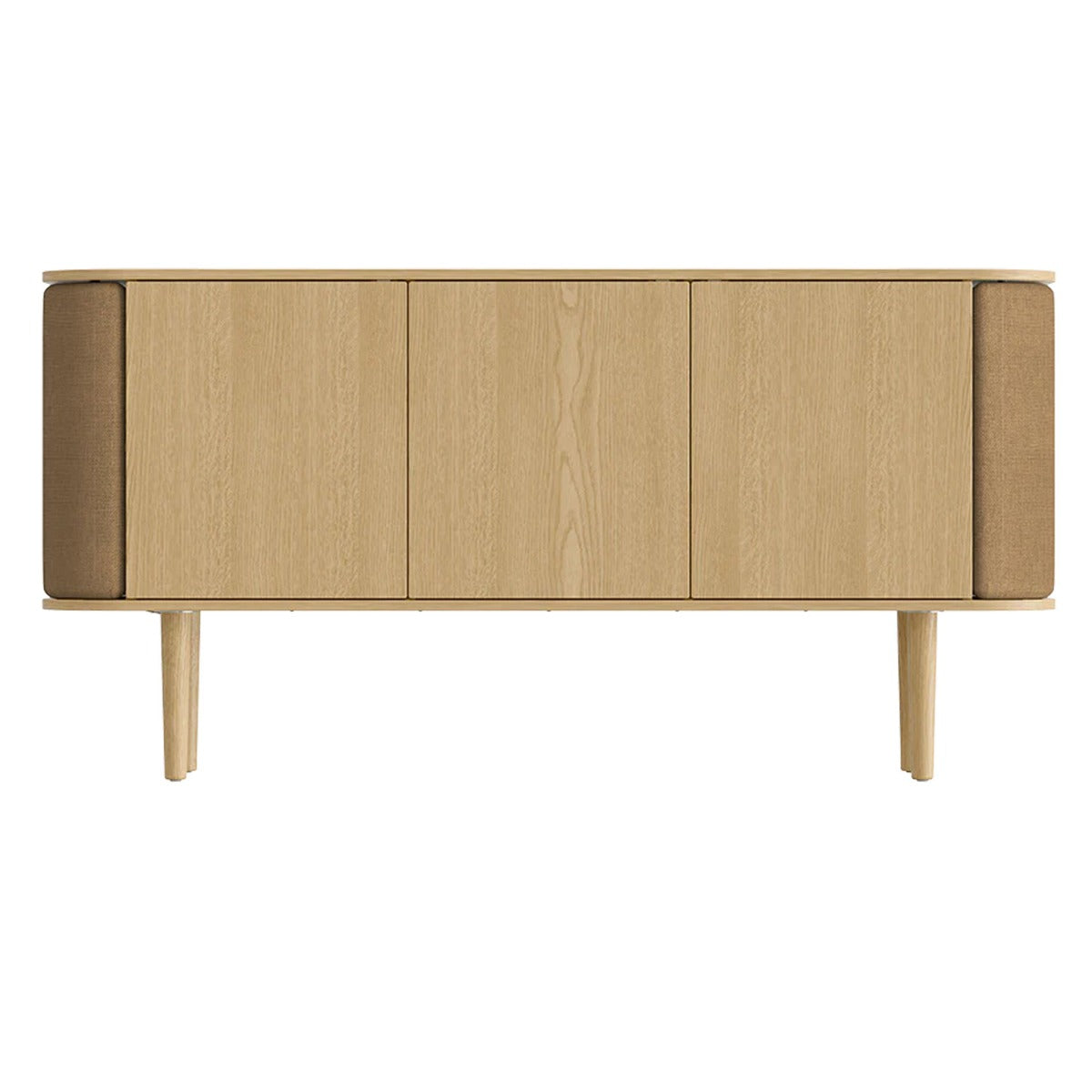 Treasures 3-Dørs Skab - Oak / Sugar Brown - 150x75x43 - Umage