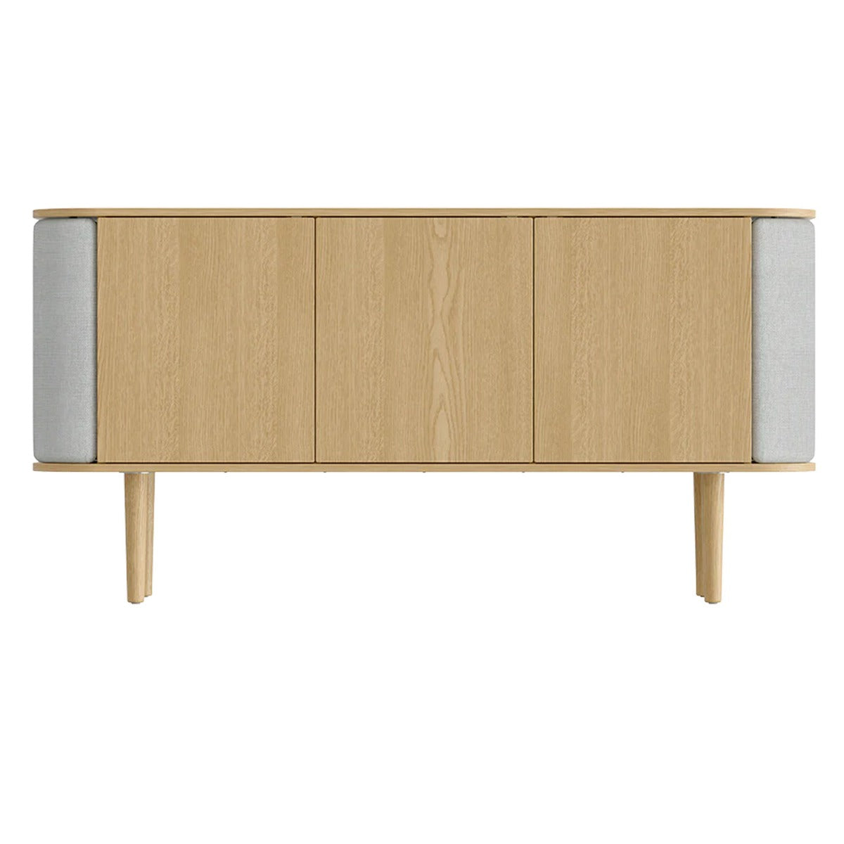 Treasures 3-Dørs Skab - Oak / Sterling - 150x75x43 - Umage