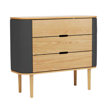 Treasures Kommode - 109.2x93x43 - Oak / Shadow - Umage