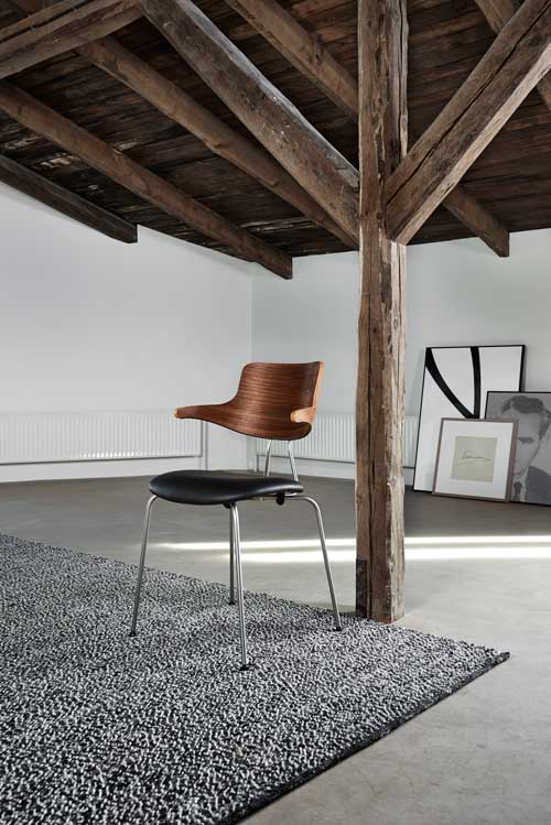 VL118 spisebordsstol (Sædepolstret - Læder) - Vermund