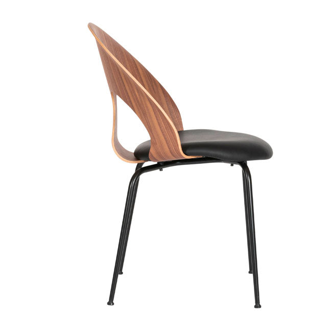 VL1100 Øjestol spisebordsstol (Læder) - Vermund