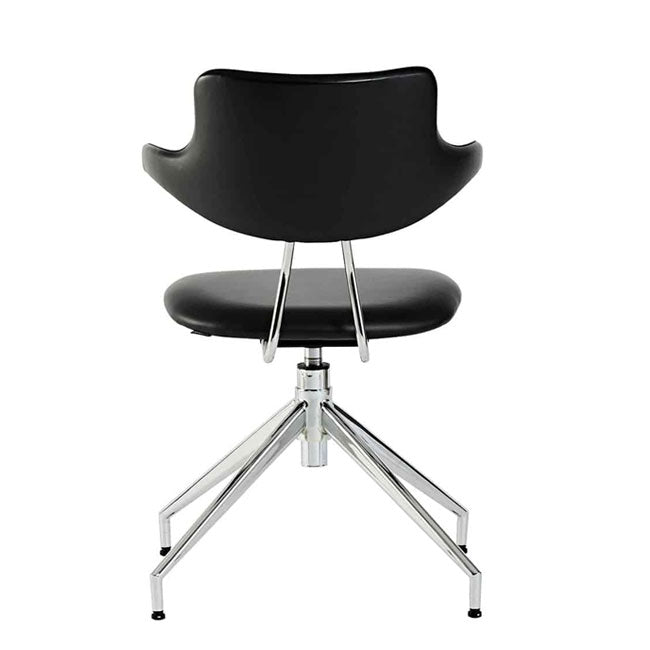 VL119 spisebordsstol (Læder m/drej) - Vermund