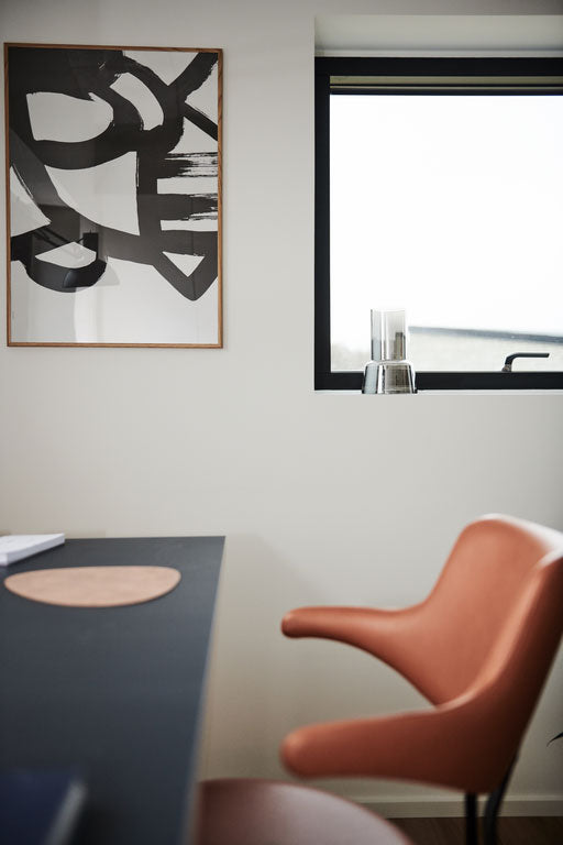 VL119 spisebordsstol (Læder m/drej) - Vermund