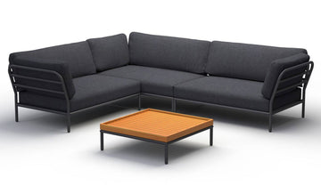 Level Loungesæt 3 personer - Sooty Grey - HOUE
