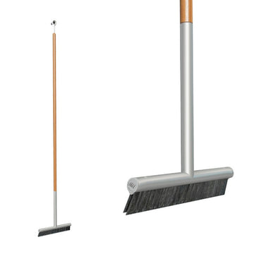 Udendørs kost - Silver/teak - 50 cm - Rizz