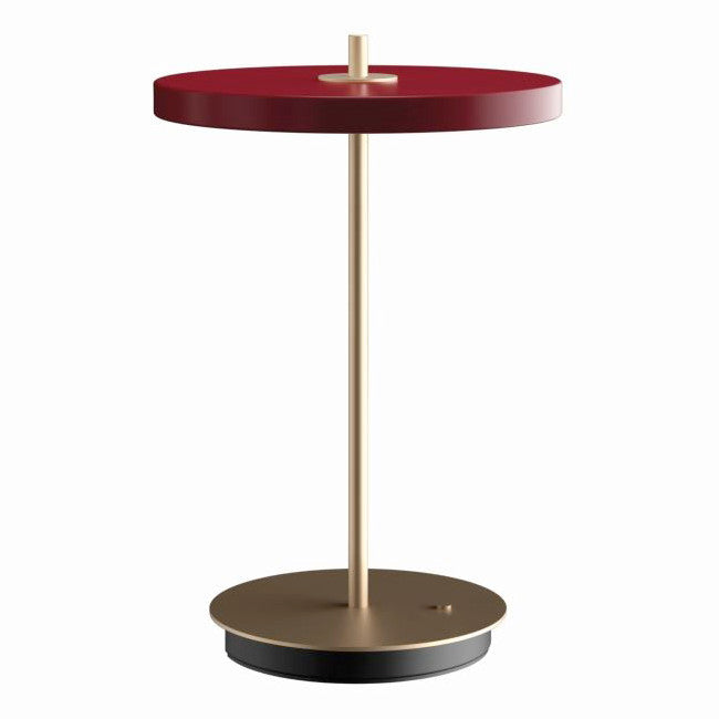 Asteria Move Trådløs Bordlampe - Ruby Red - H: 30,6 cm - Umage