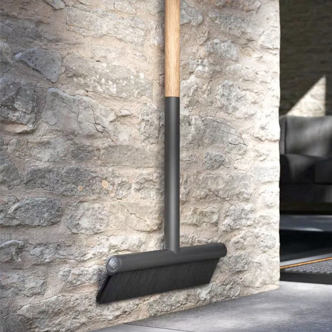 Udendørs kost - Antracite/teak - 50 cm - Rizz