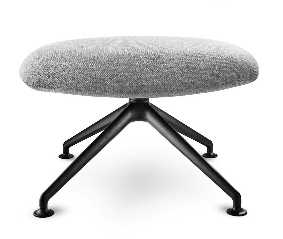 Laze Fodskammel (Grå Blend 0074 stof/Pulverlakeret Stål) - Eva Solo