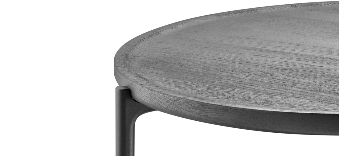 Savoye sofabord Ø60 (Sortbejdset Eg) - Eva Solo