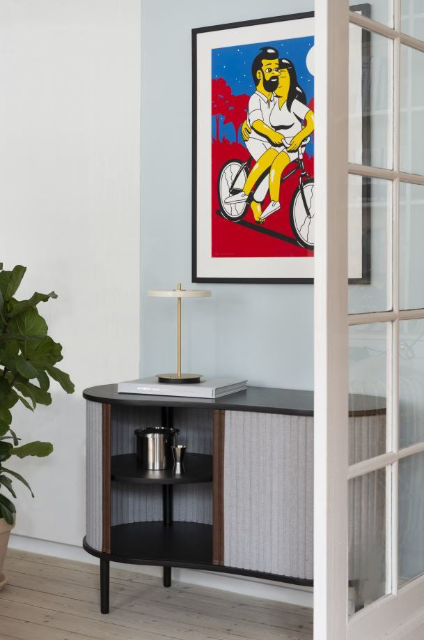 Asteria Move Trådløs Bordlampe - Pearl White- H: 30,6 cm - Umage