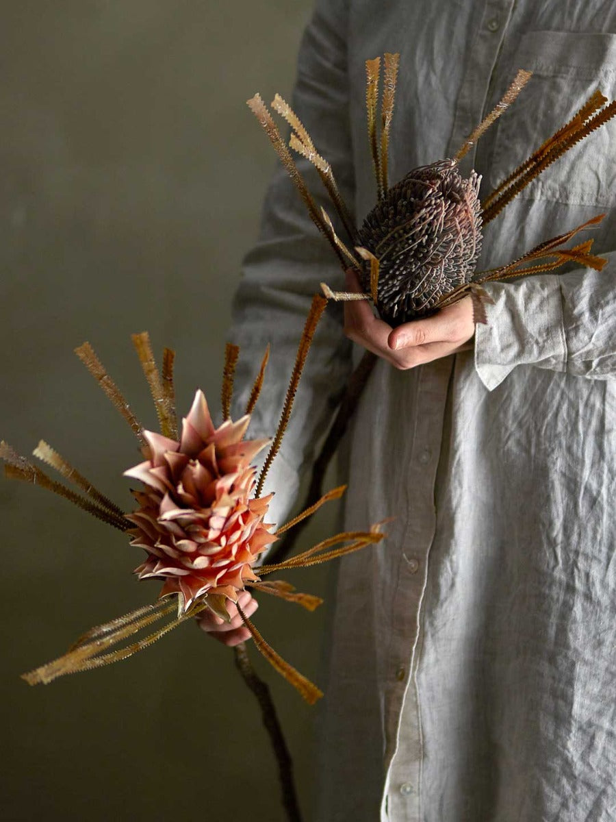 Palmflower Stilk, Brun, Kunstige Blomster - Bloomingville