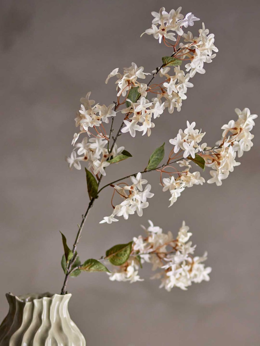 Myrtle Gren, Hvid, Kunstige Blomster - Bloomingville