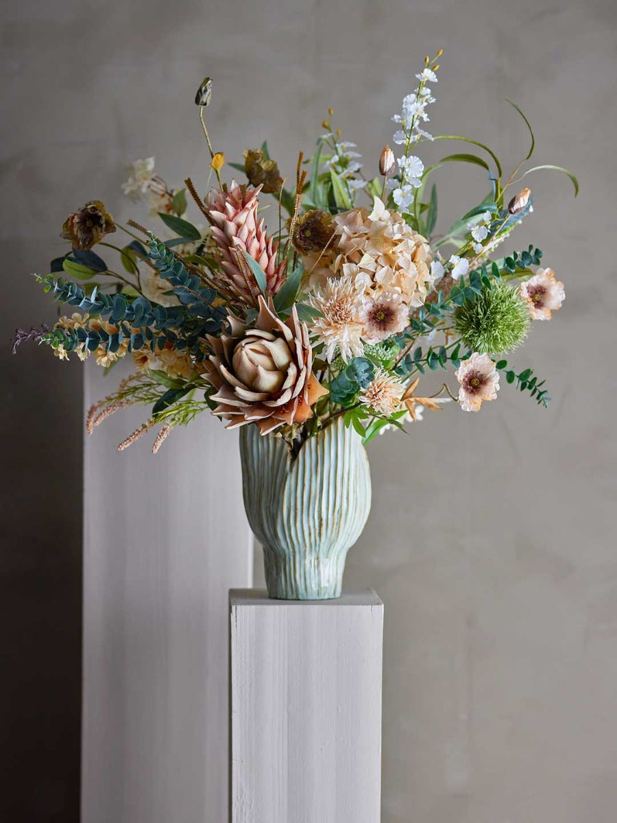 Myrtle Gren, Hvid, Kunstige Blomster - Bloomingville