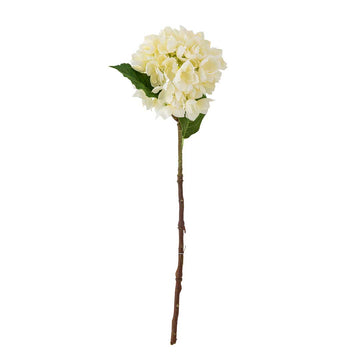 Hydrangea Stilk, Hvid, Kunstige Blomster - Bloomingville
