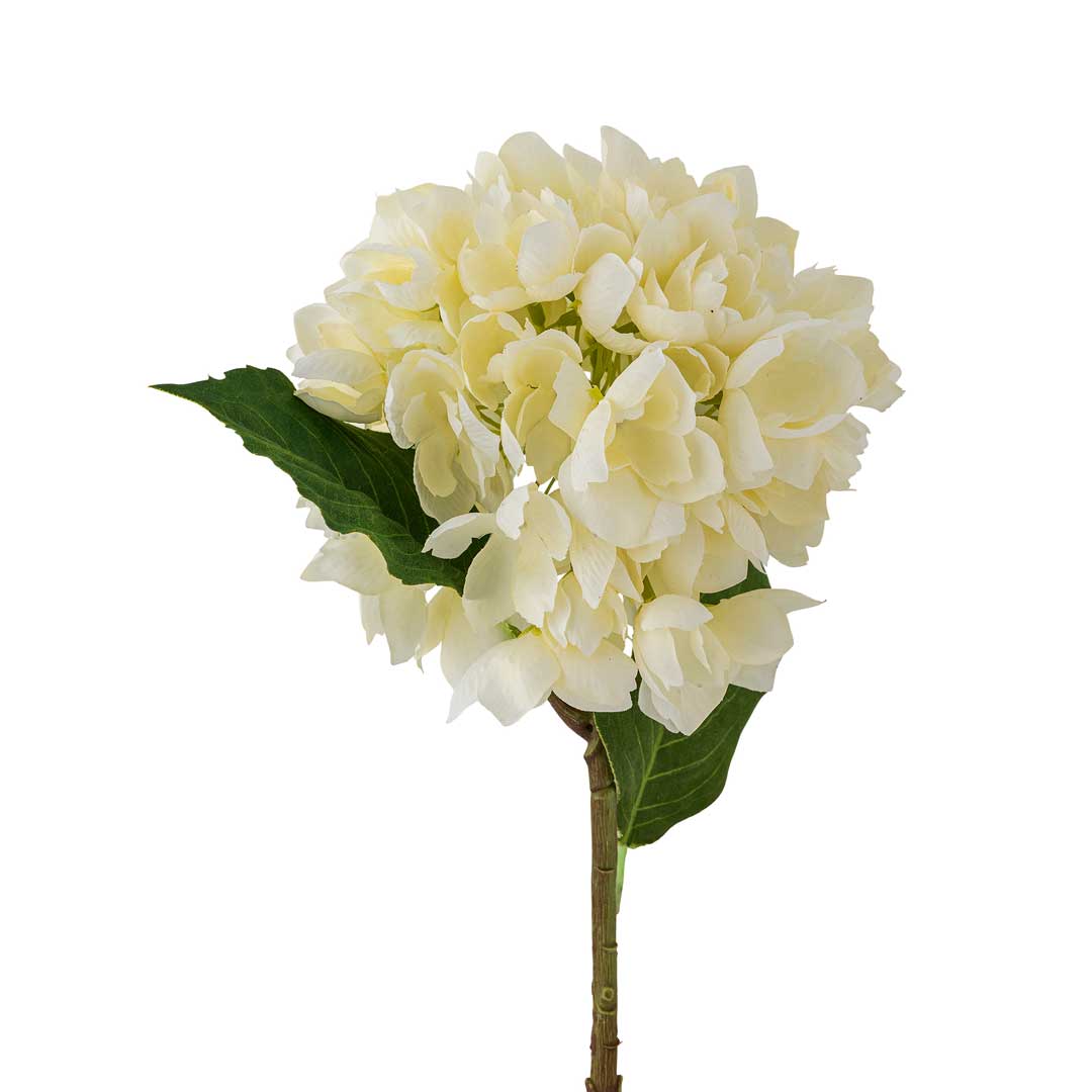 Hydrangea Stilk, Hvid, Kunstige Blomster - Bloomingville