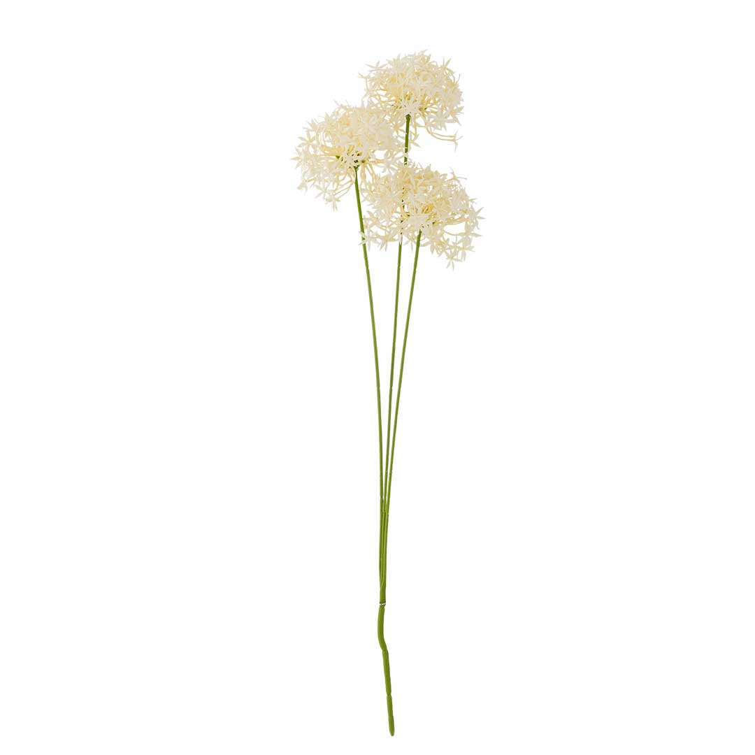 Allium Stilk, Hvid, Kunstige Blomster - Bloomingville