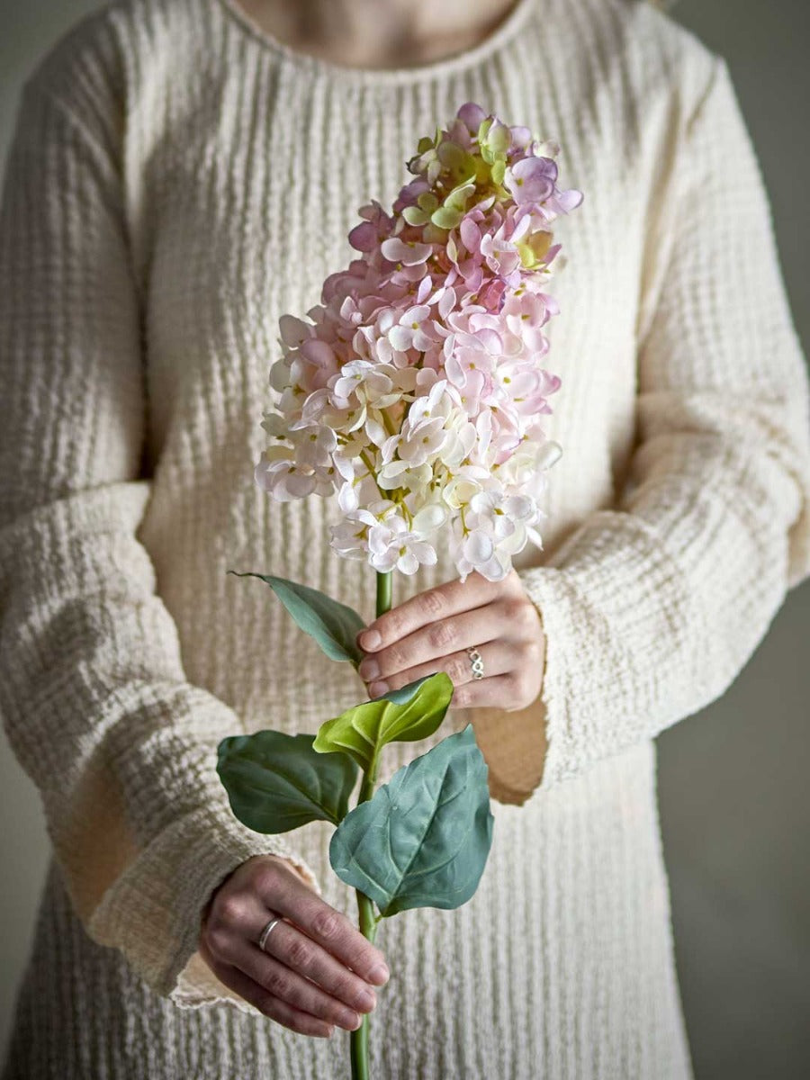 Hydrangea Stilk, Rosa, Kunstige Blomster - Bloomingville