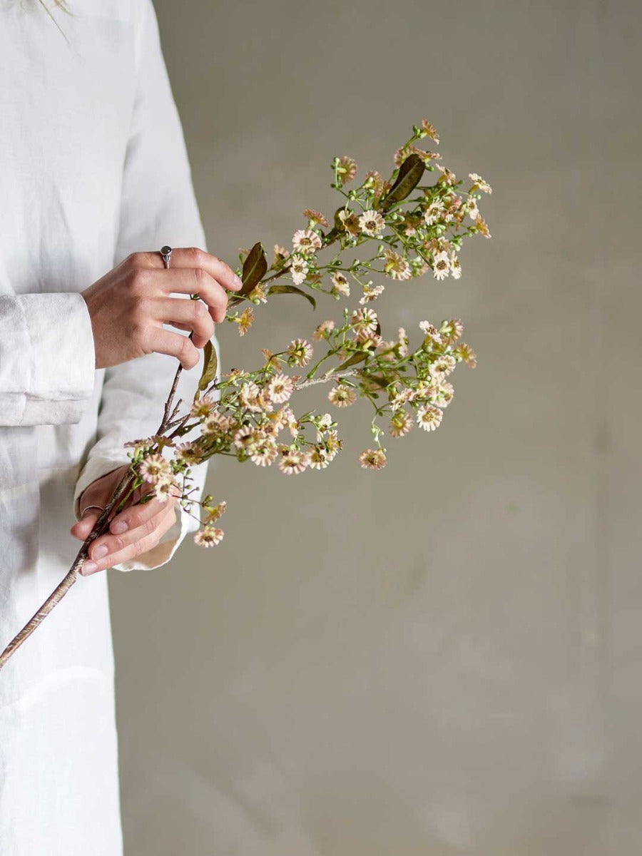 Waxflower Stilk, Hvid, Kunstige Blomster - Bloomingville