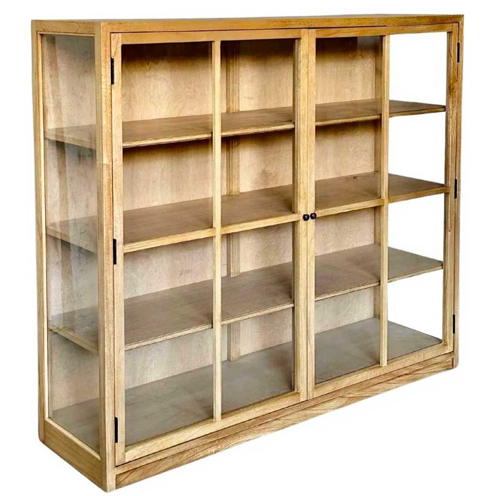 Vitrineskab - Eg - 140x120 - ByH