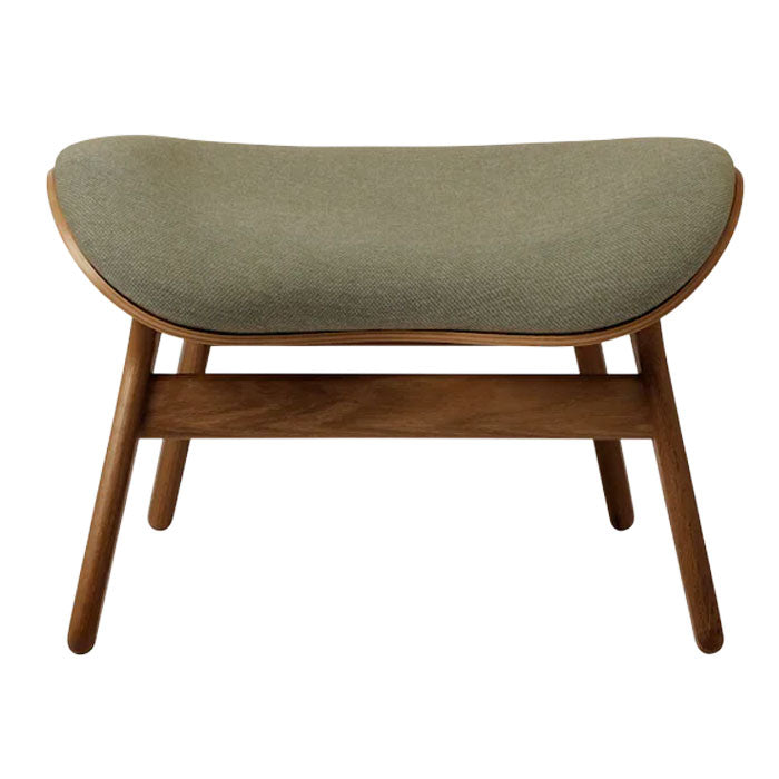 A Conversation Piece Ottoman - Dark Oak / Morning meadows - H: 43 cm - Umage