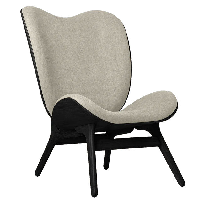 A Conversation Piece Tall Lænestol - Black / White Sands - H: 106 cm - Umage