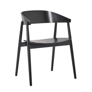 AC2 spisebordsstol - Bøg sort mat lak - Andersen Furniture