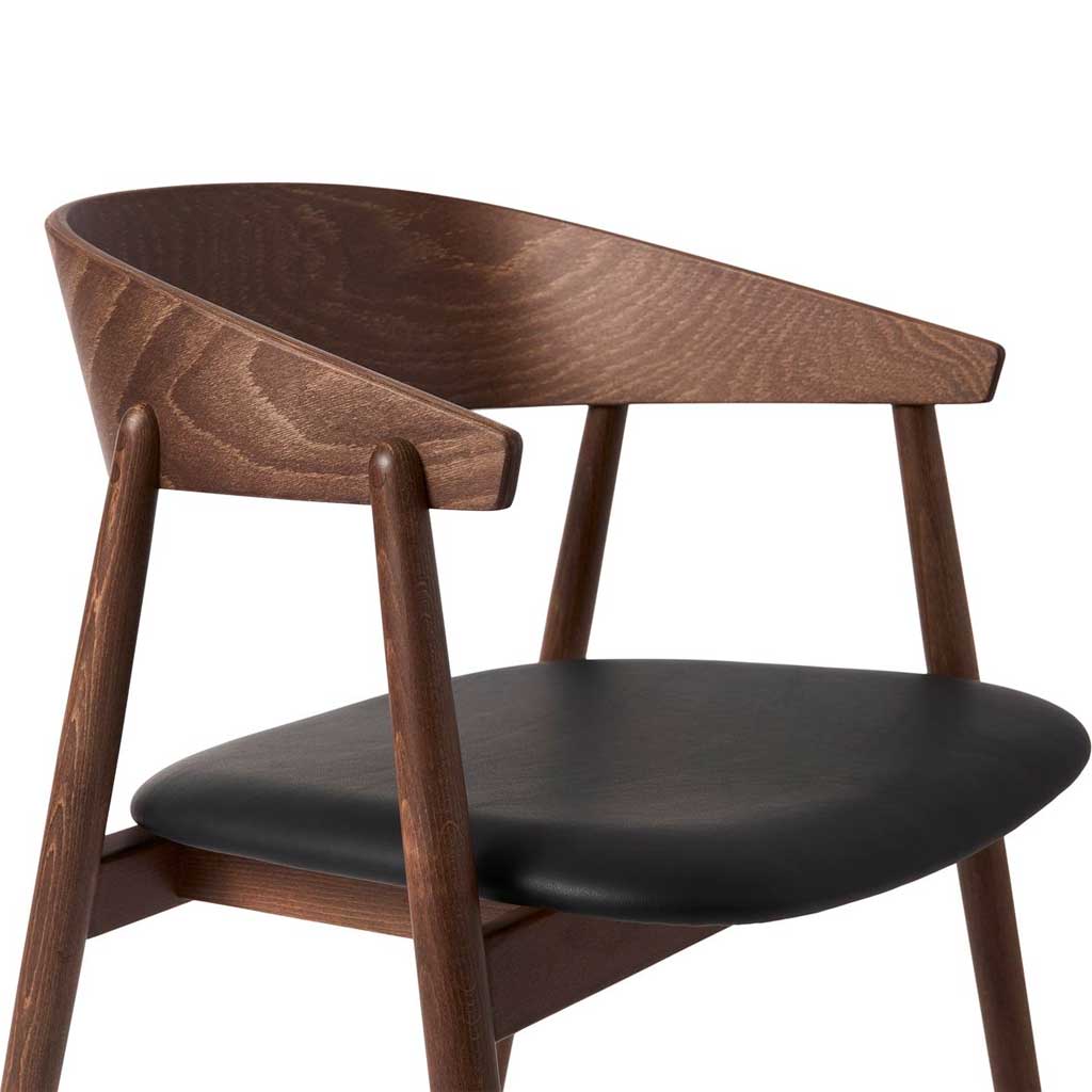 AC2 spisebordsstol - Bøg Røget mat lak / Polster - Andersen Furniture