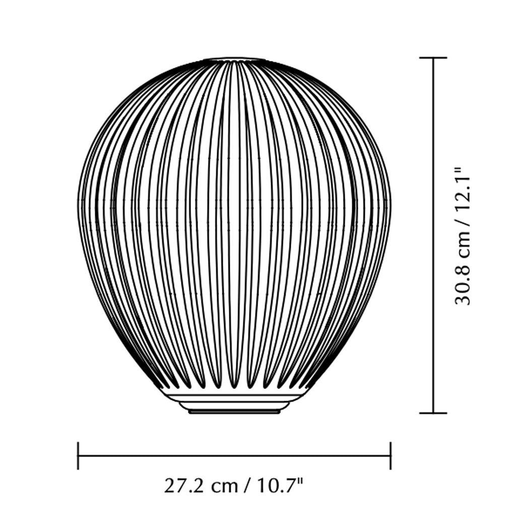 Around The World Pendel - Medium - Brushed Steel - Umage